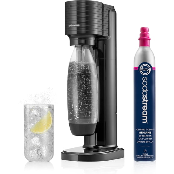 Gaia Sparkling Water Maker, Black