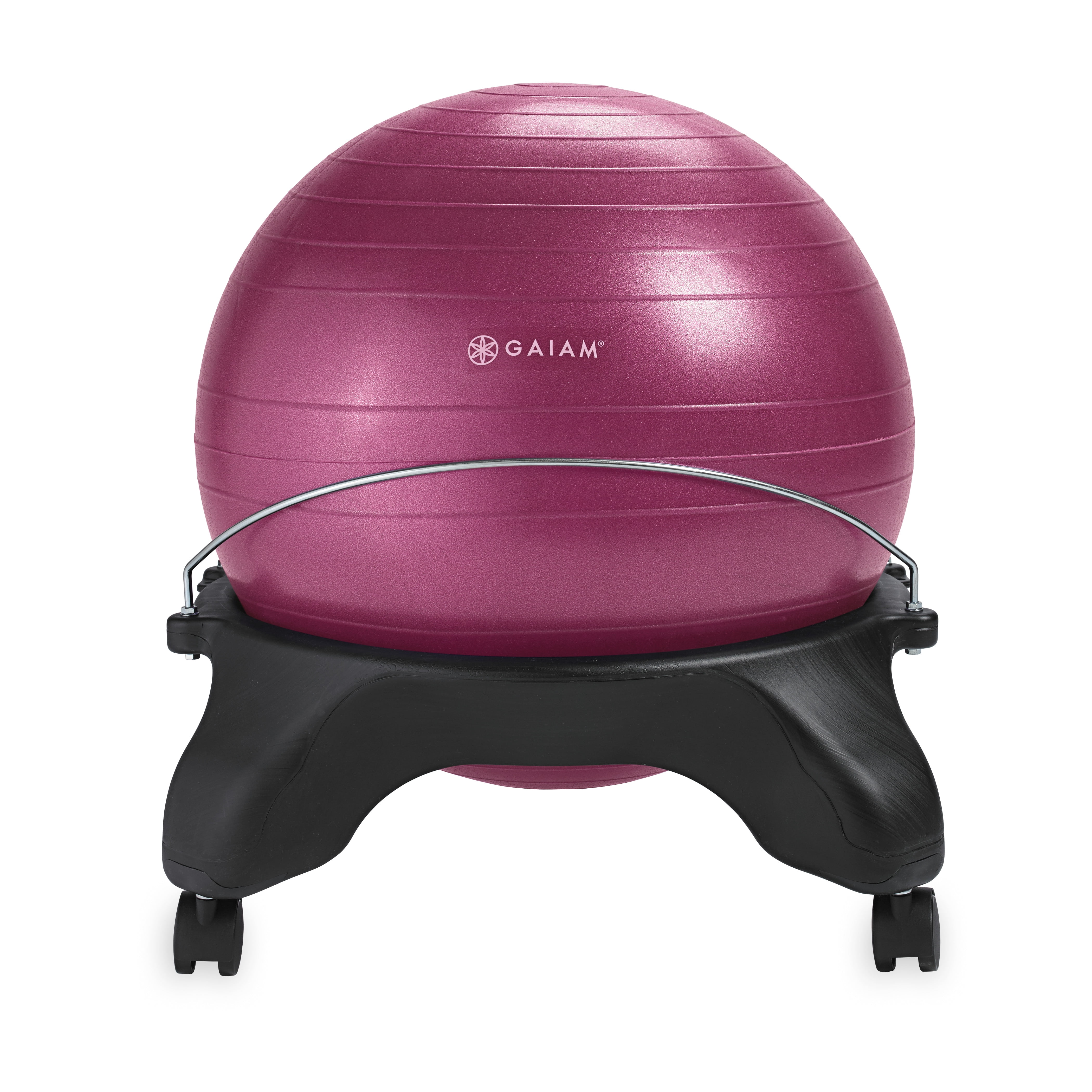 Gaiam Backless Balance Ball Chair, Purple, 52CM
