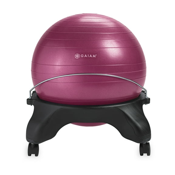 Gaiam 52cm Latex-free Inflatable Exercise, Fuchsia