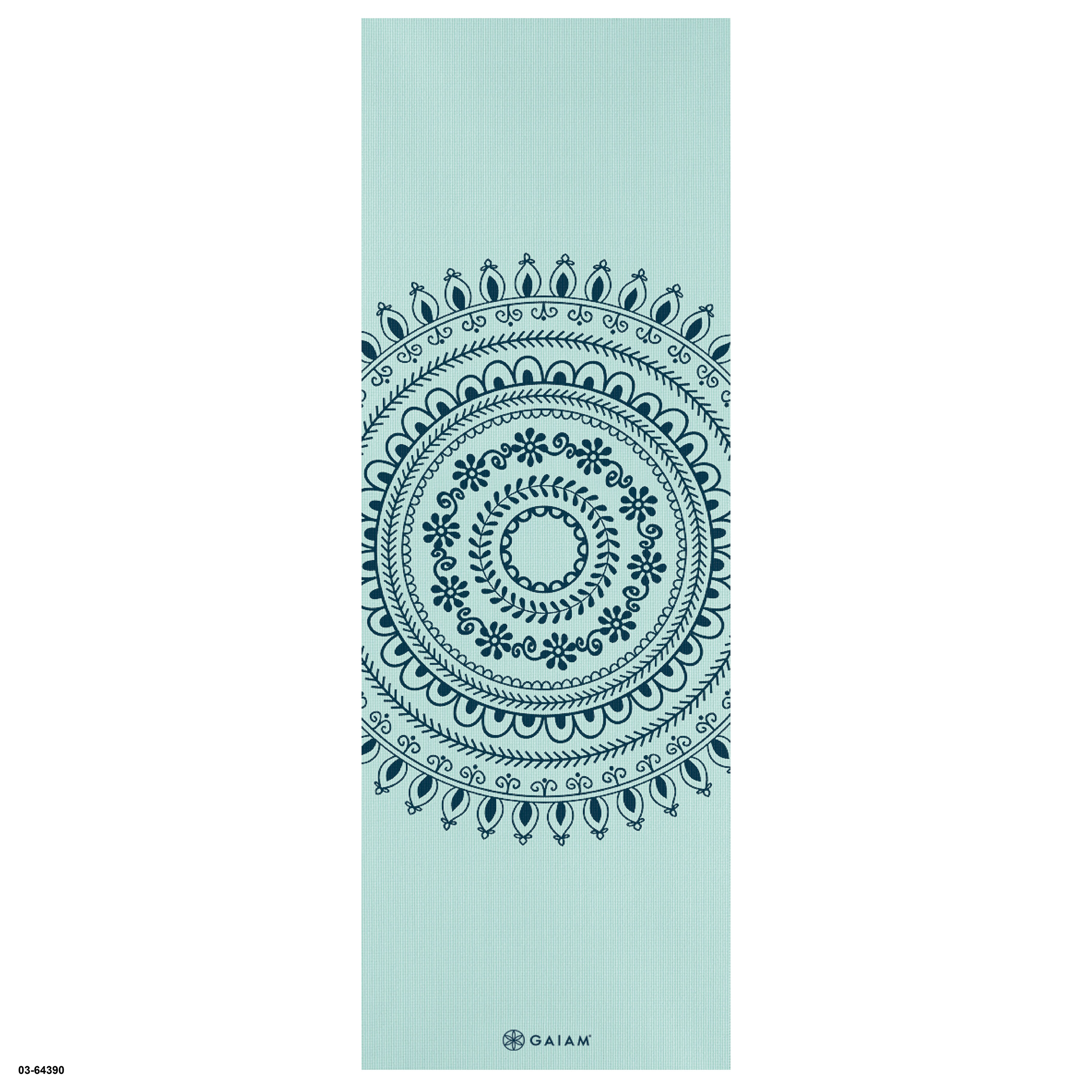 Gaiam Premium Print Yoga Mat, Lily Shadows, 6mm