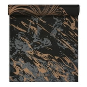 Gaiam 6mm Reversible Printed Yoga Mat, Non Slip Fitness Mat for All Types of Yoga, Pilates & Floor Workouts