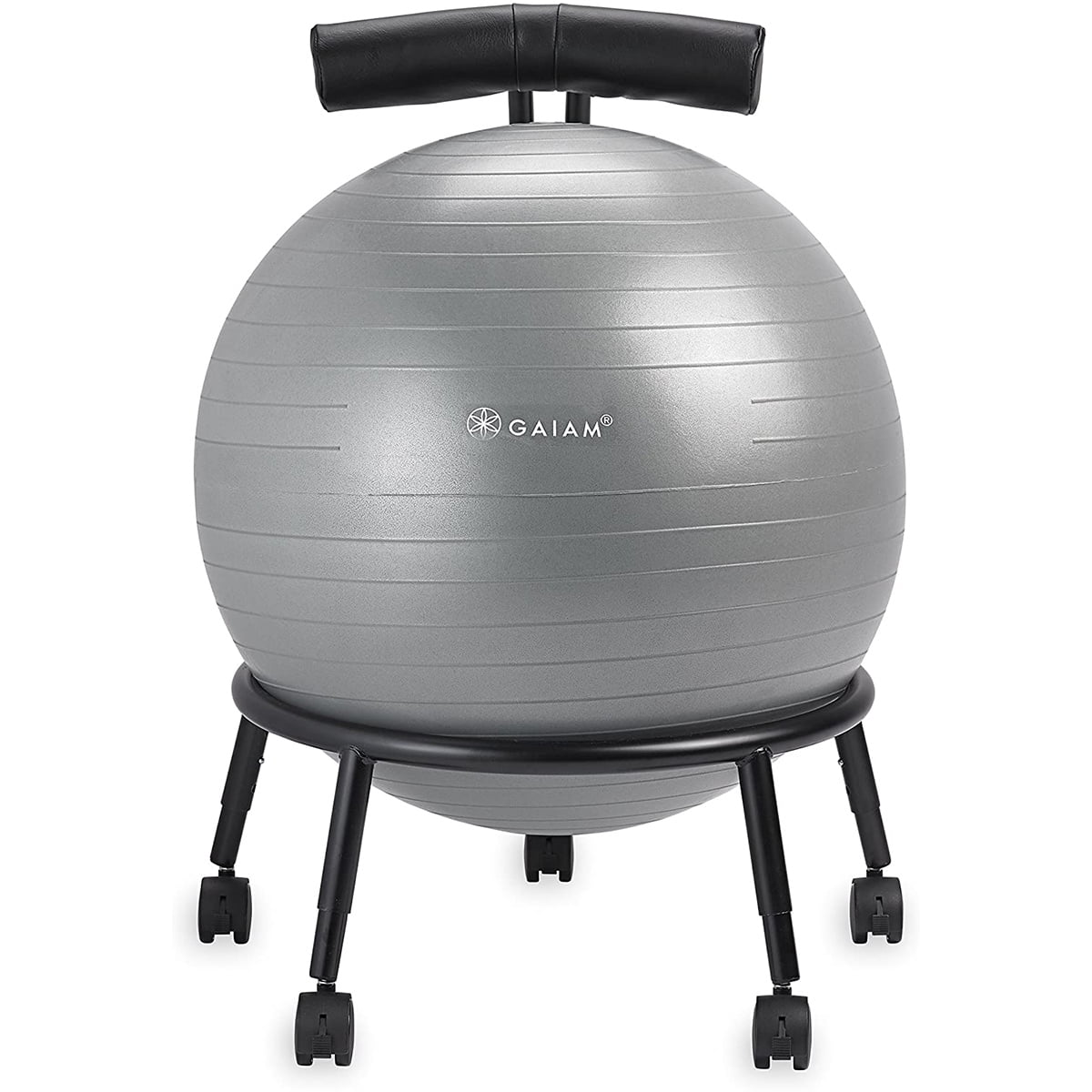 Gaiam Adjustable Exercise Ball Chair, Balance Ball Chair For Core & Posture