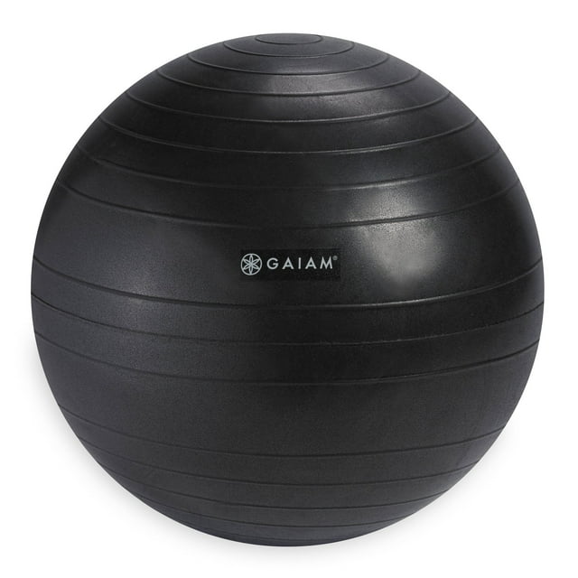 Gaiam Balance Ball Chair Replacement Ball, Charcoal, 52cm