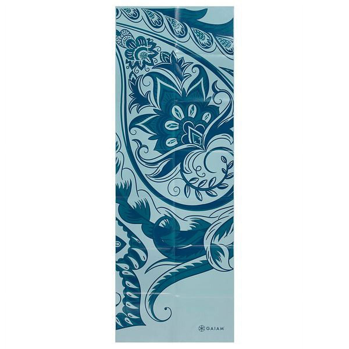 Gaiam Foldable Yoga Mat - Icy Paisley
