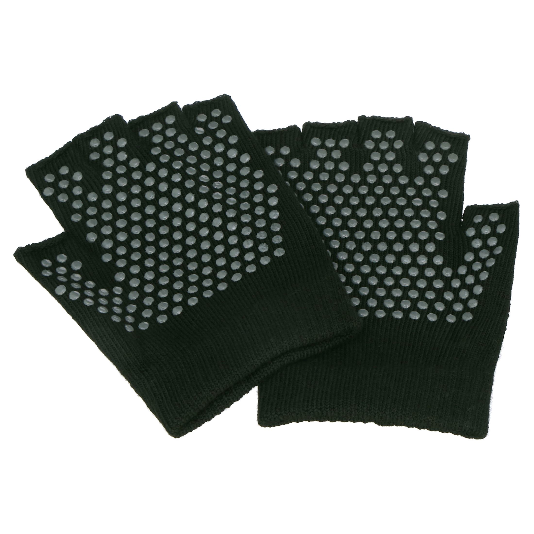 Gaiam Grippy Yoga Gloves, Small/Medium, One-Size, Black - image 1 of 9