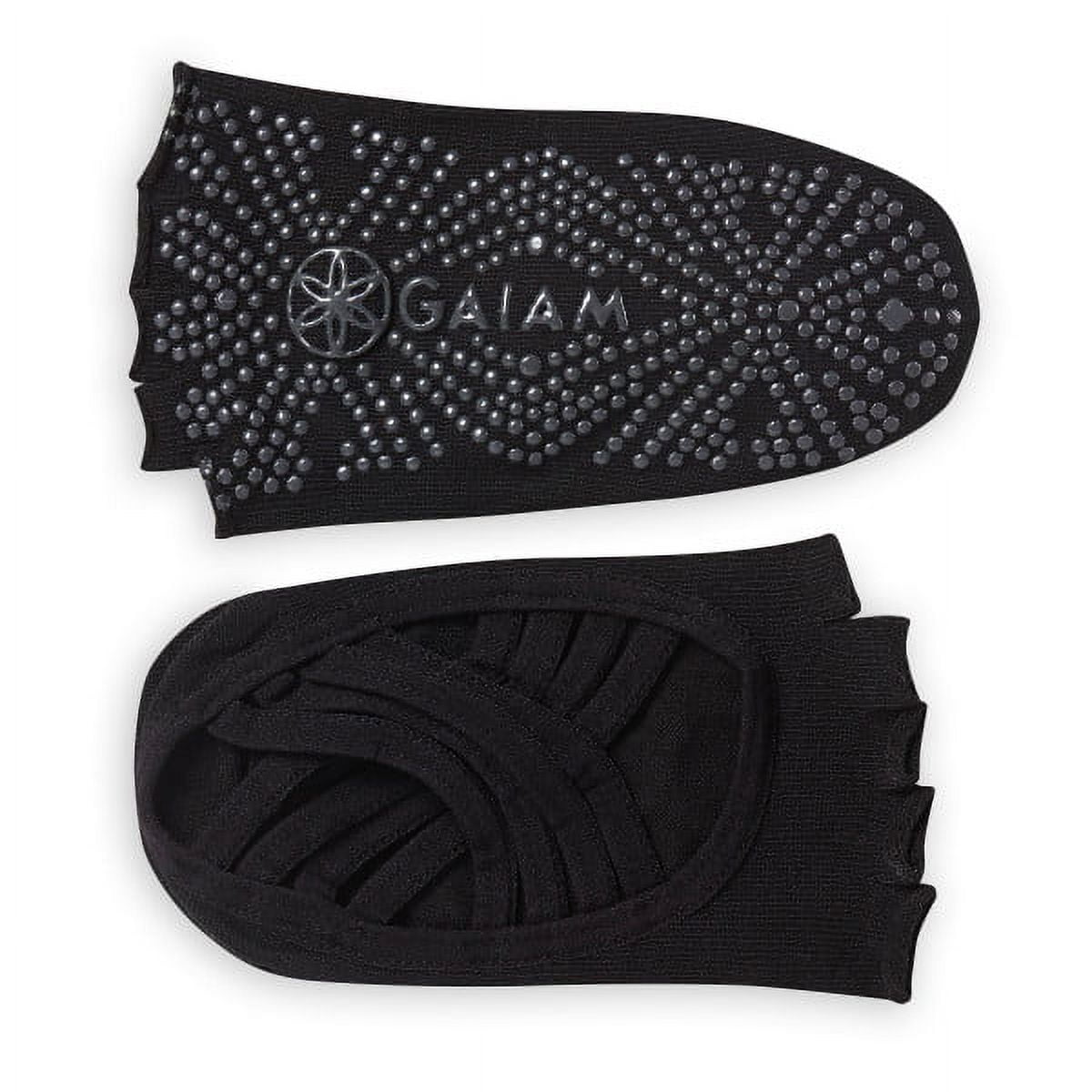 Chaussettes de cheville Gaiam Grippy Yoga OSFM 1 paire