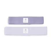 Gaiam Hip Bands 2-Pack, Purple Multi, Exercise and Mobility Training Bands