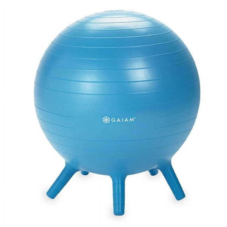 Gaiam Kids Stay-N-Play Balance Ball, Blue, 45cm