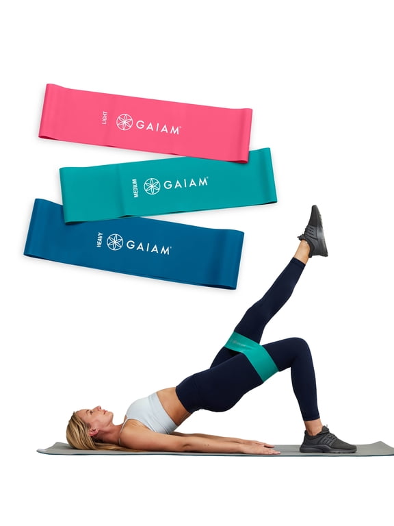 Loop Resistance Exercise Bands with Exercise Guide 3-Piece