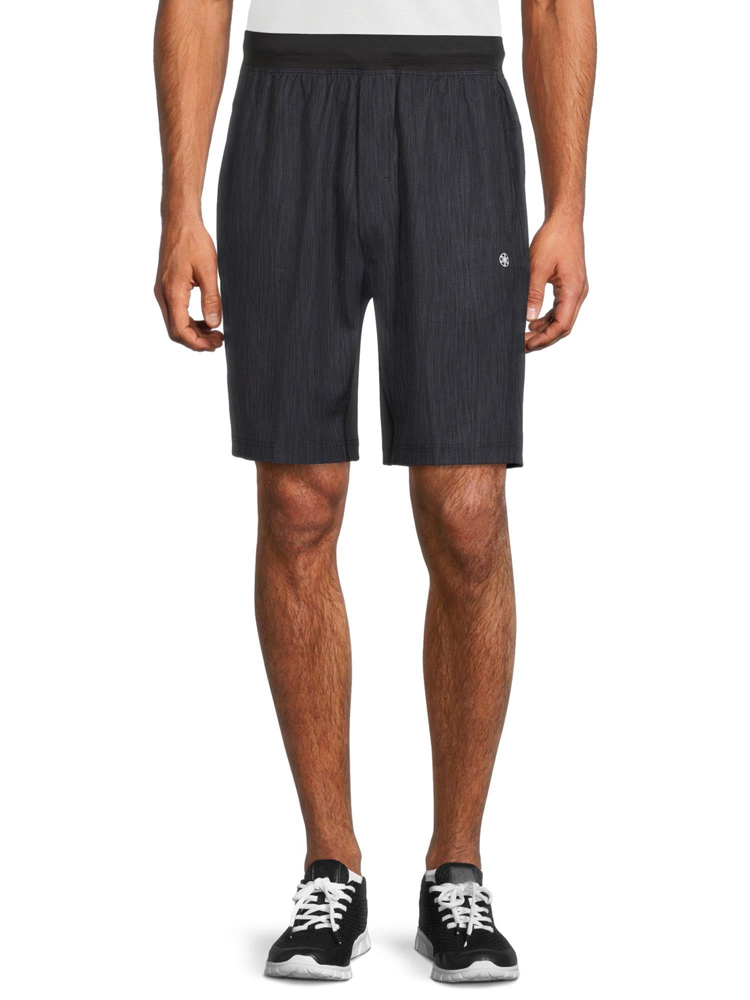 Gaiam Men's 9” Karma Static Spacedye Yoga Workout Shorts