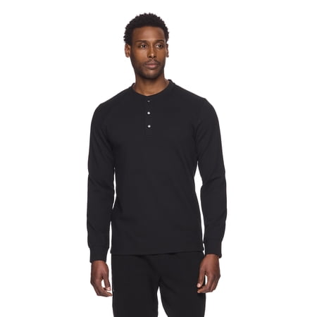 Gaiam Men's Cozy & Cool Henley Sweatshirt, Sizes S-XL