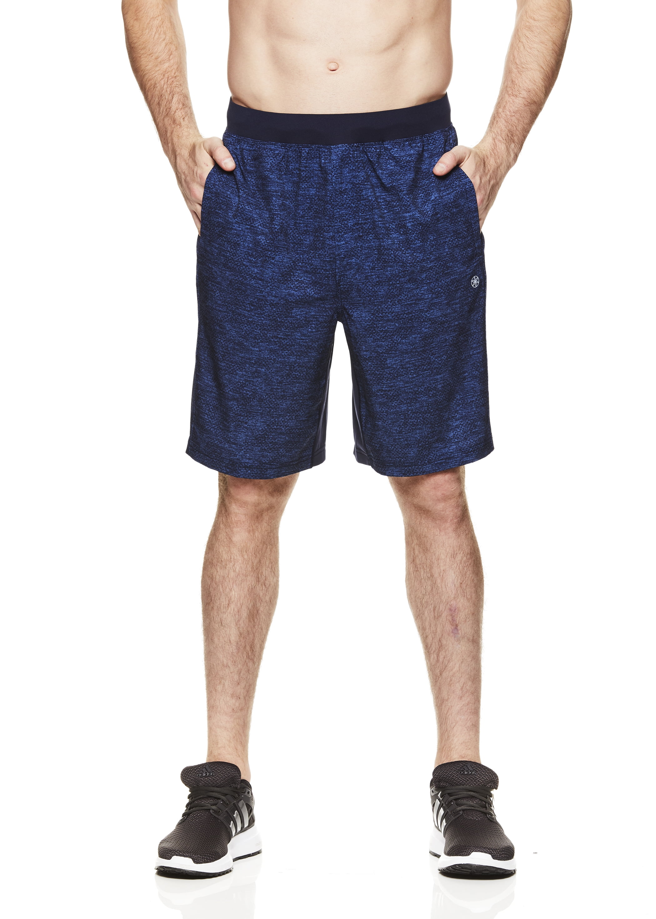 Gaiam Men's Yoga 9" Compass Dot Camo Woven Training Shorts, up to 2XL