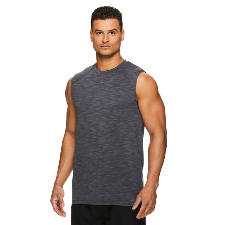 HSQMA Yoga Shirt Men,Sleeveless Athletic Yoga Shirt, Athletic Yoga Tank  Tops Workout Clothes,Muscle Tops Cotton Tank Tops (Color : Black/, Size :  XL/)