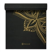 Gaiam Metallic Yoga Mat, Bronze Medallion, 6mm