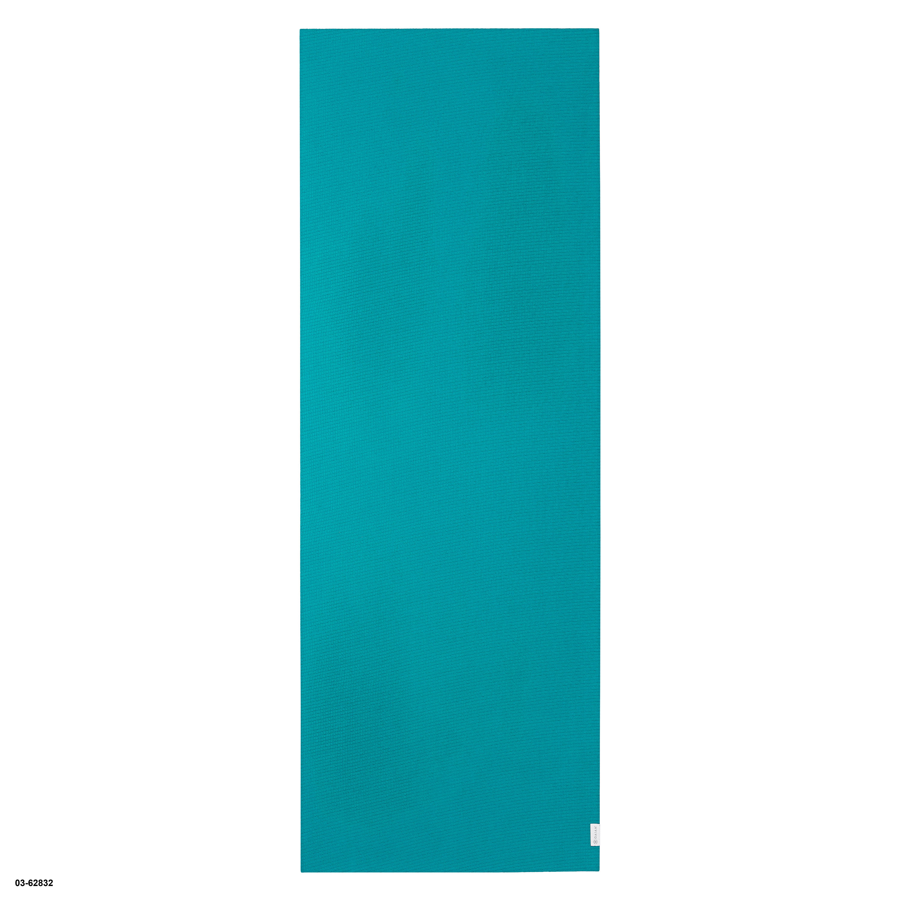 Evolve by Gaiam Jute Yoga Mat, Teal, 5mm Thick