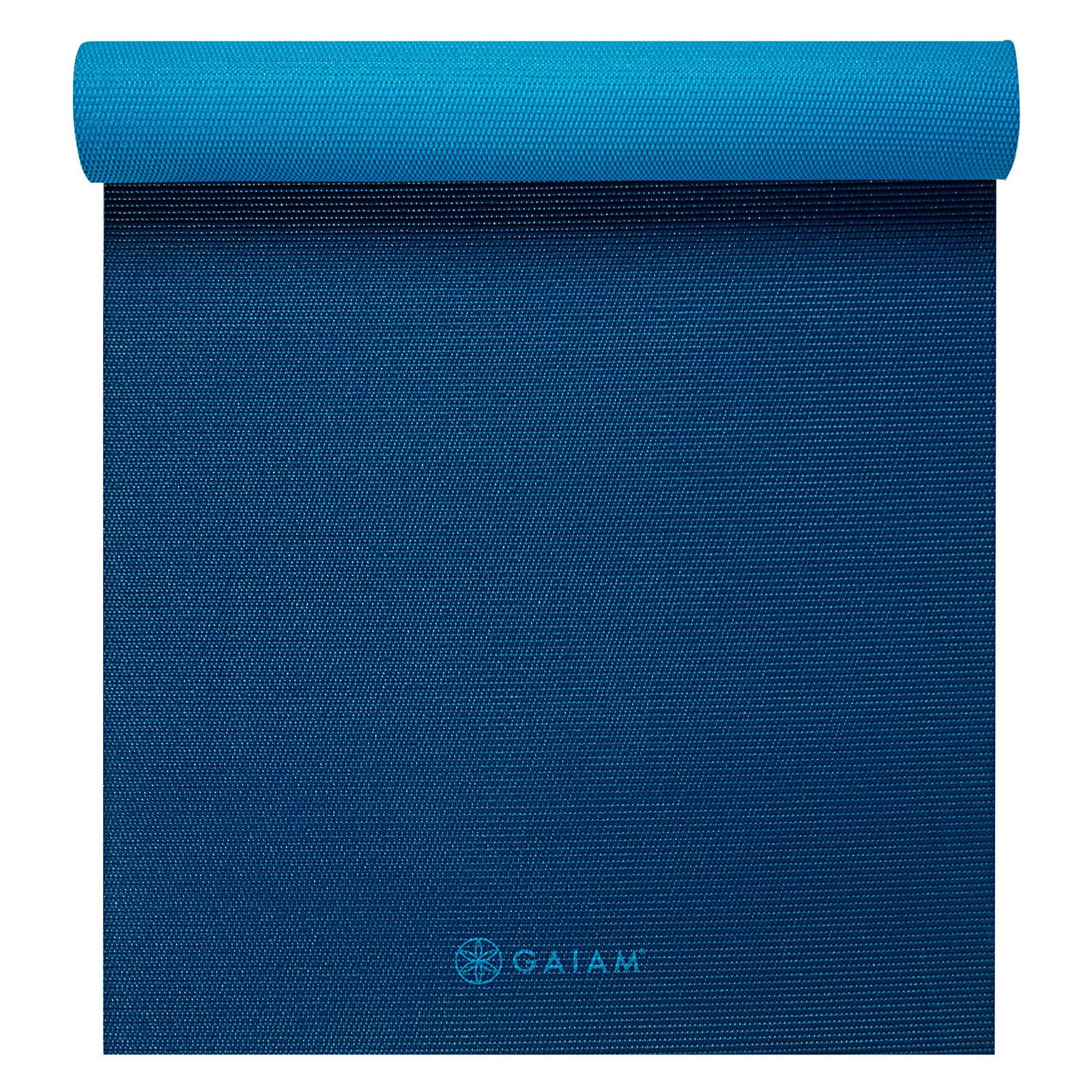 Gaiam Classic Print Yoga Mat, Vivid Zest, 4mm