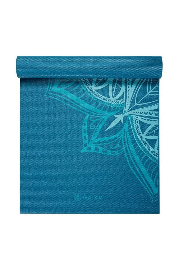 Premium Print Yoga Mat, Indigo Point, 6mm