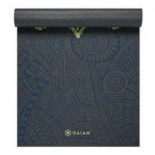 Gaiam Yoga Mat Unisex-Adult Premium Print Non Slip Exercise & Fitness Mat  for All Types of Yoga, Pilates & Floor Workouts, Blue Shadow Marrakesh, 68  Inch L x 24 Inch W x