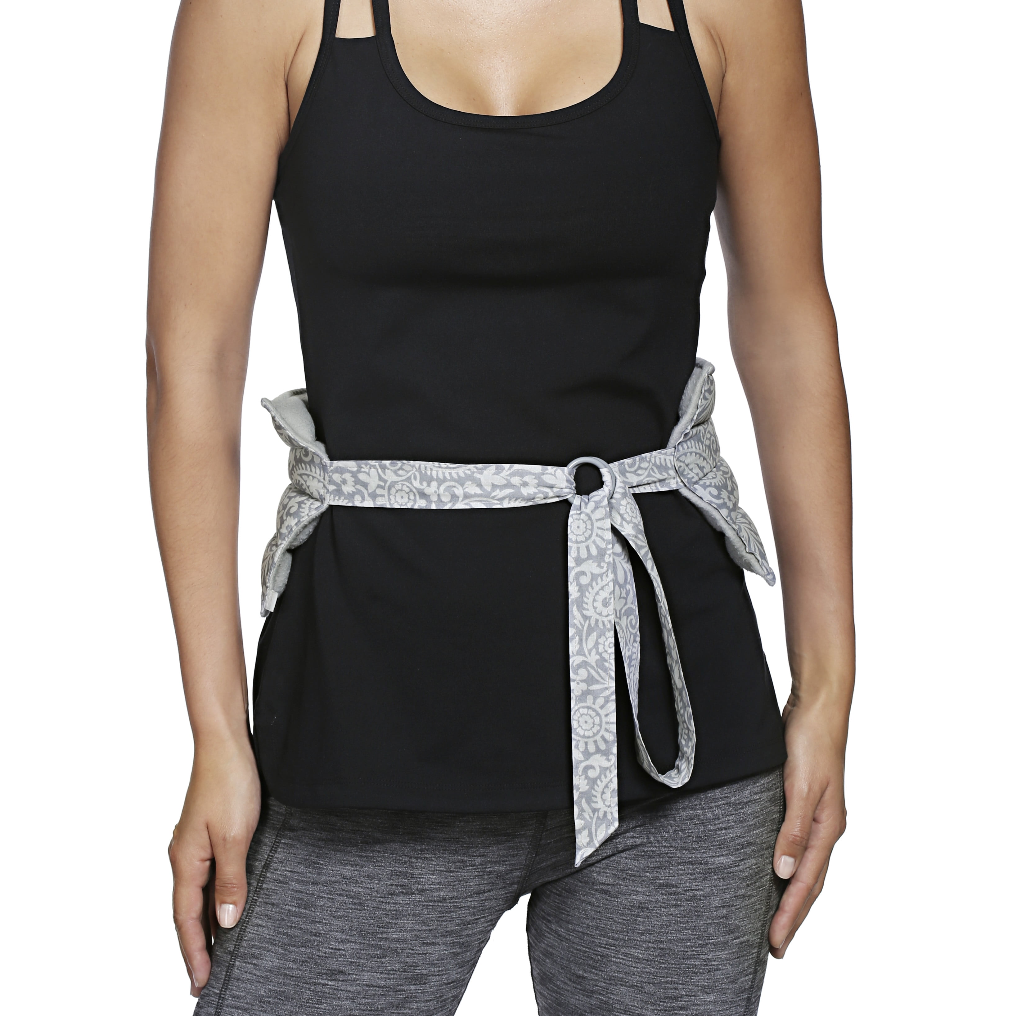 Gaiam Relax Lower Back Wrap Grey Walmart