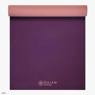 Gaiam Classic Print Yoga Mat, Vivid Zest, 4mm