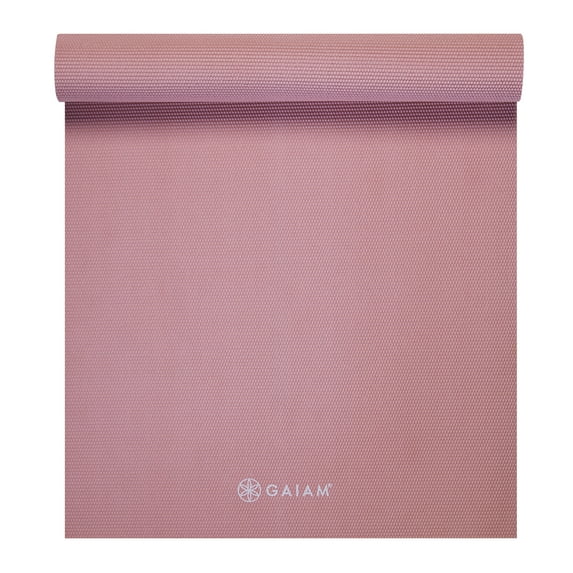 Gaiam Solid Color Yoga Mat, Lilac, 5mm