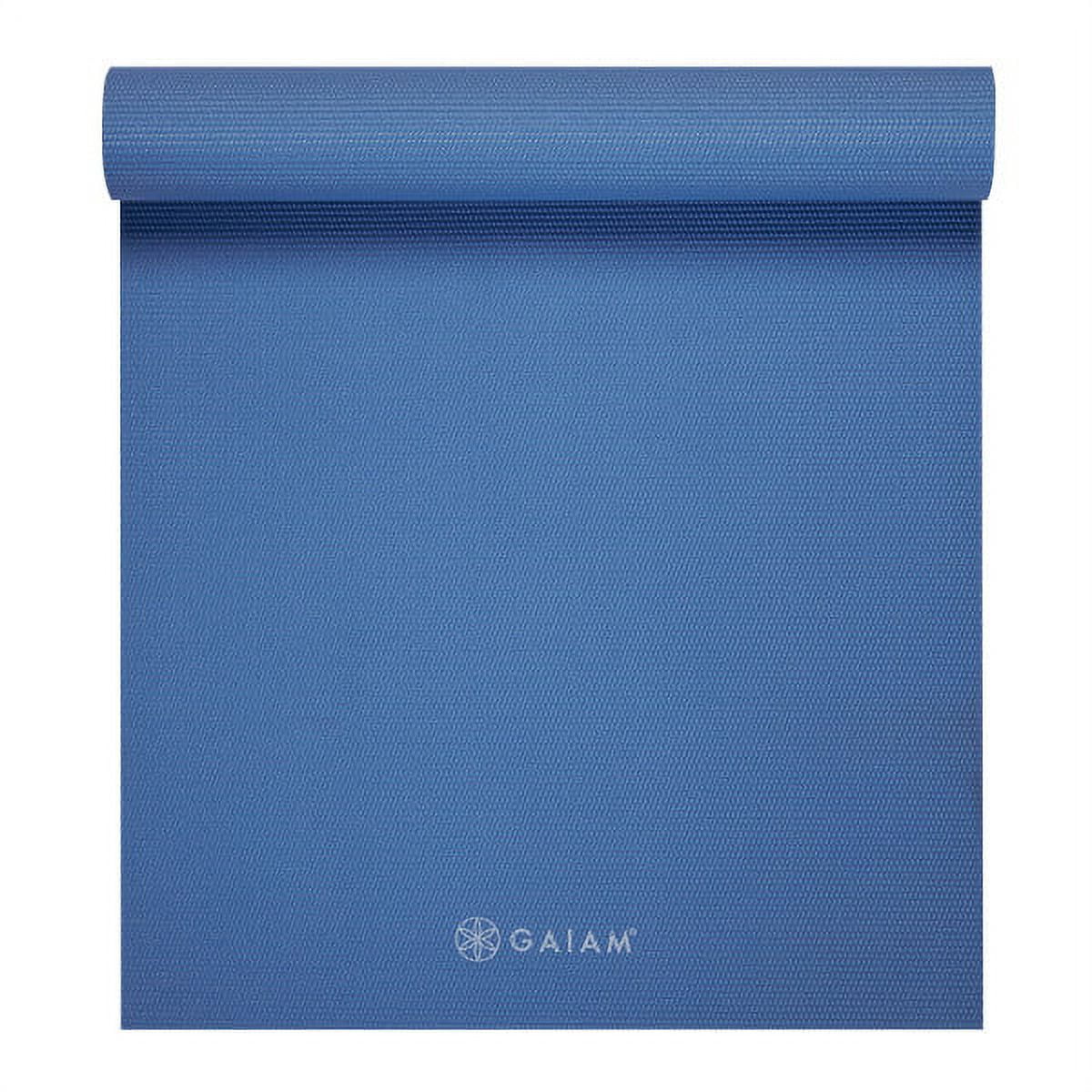 Gaiam Solid Color Yoga Mat, Skyline, 5mm