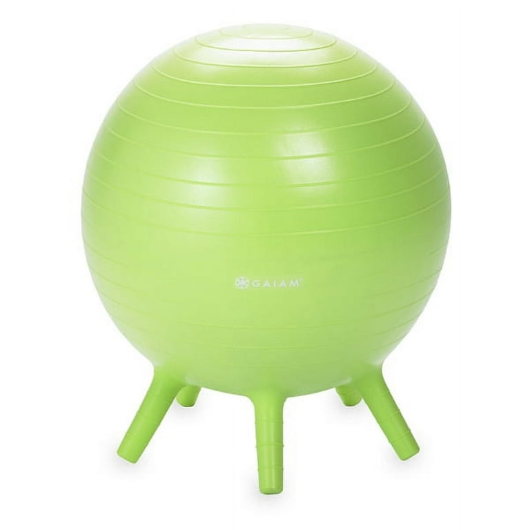 Gaiam Stay-N-Play 45 cm Inflatable Balance Ball, Green