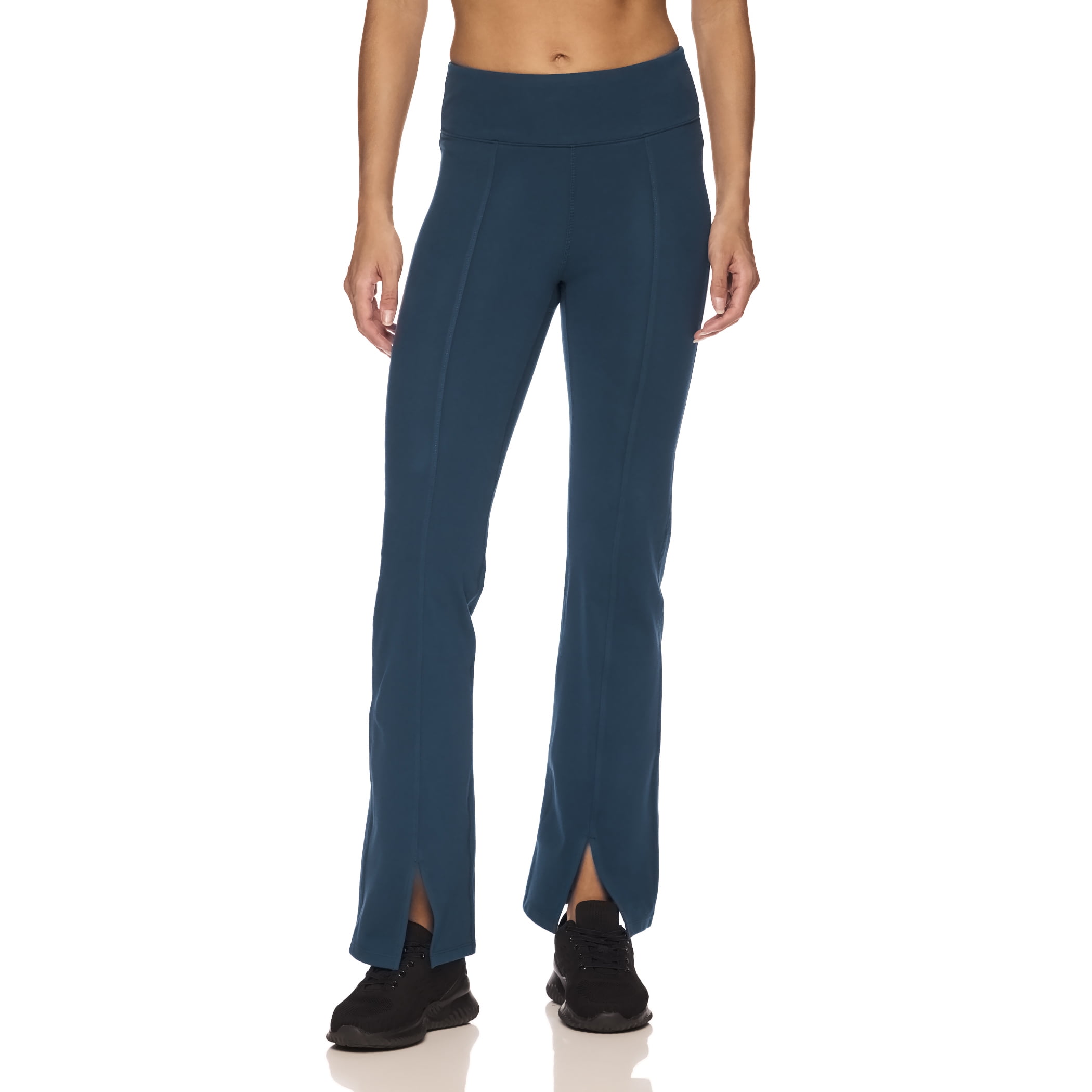 Gaiam High Rise Yoga Pant - Stylish Front Slits - XXL Sizes - Walmart.com