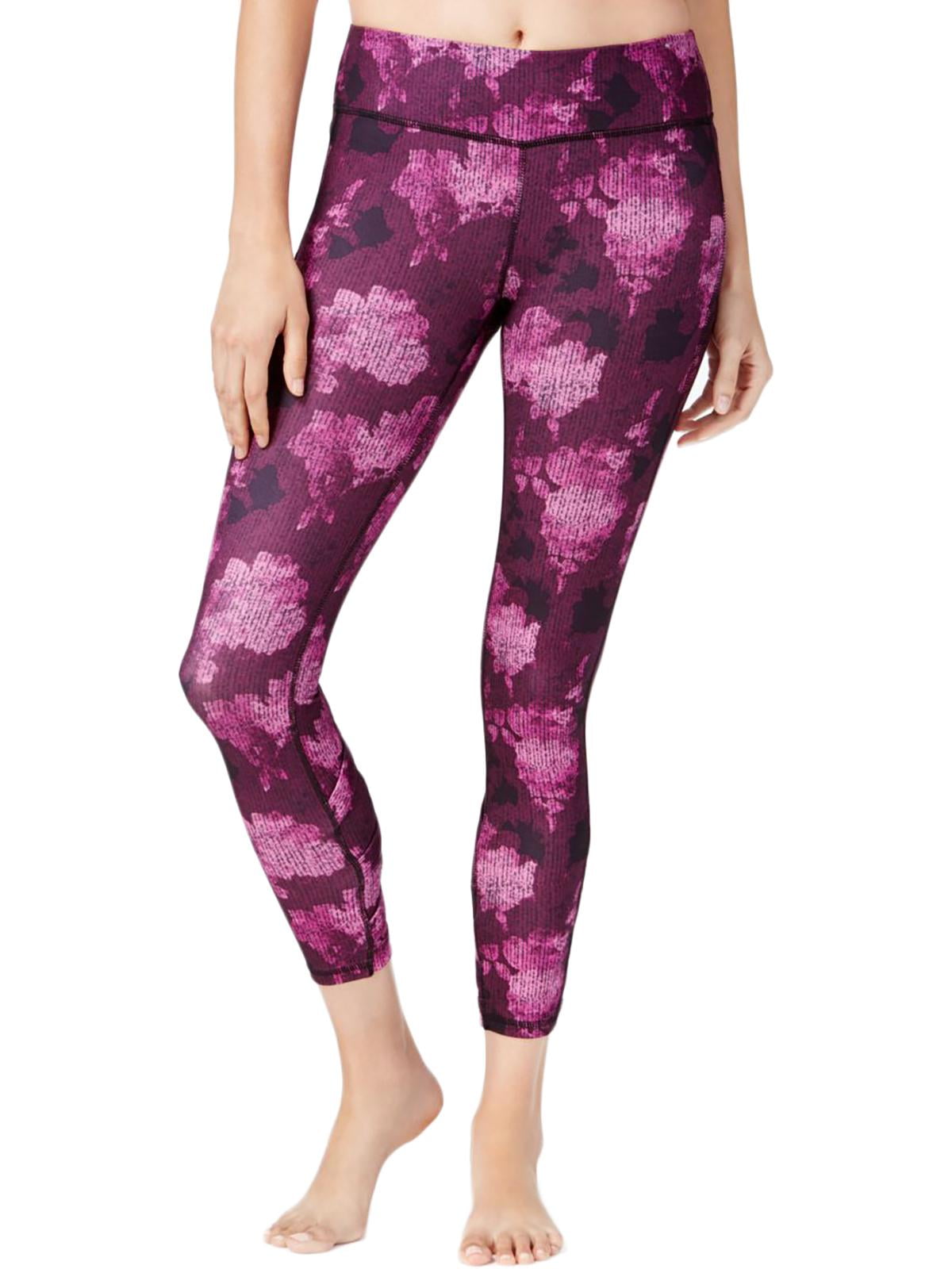 Gaiam Womens Printed Cropped Athletic Leggings