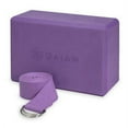 Gaiam Yoga Block and Strap Combo Purple