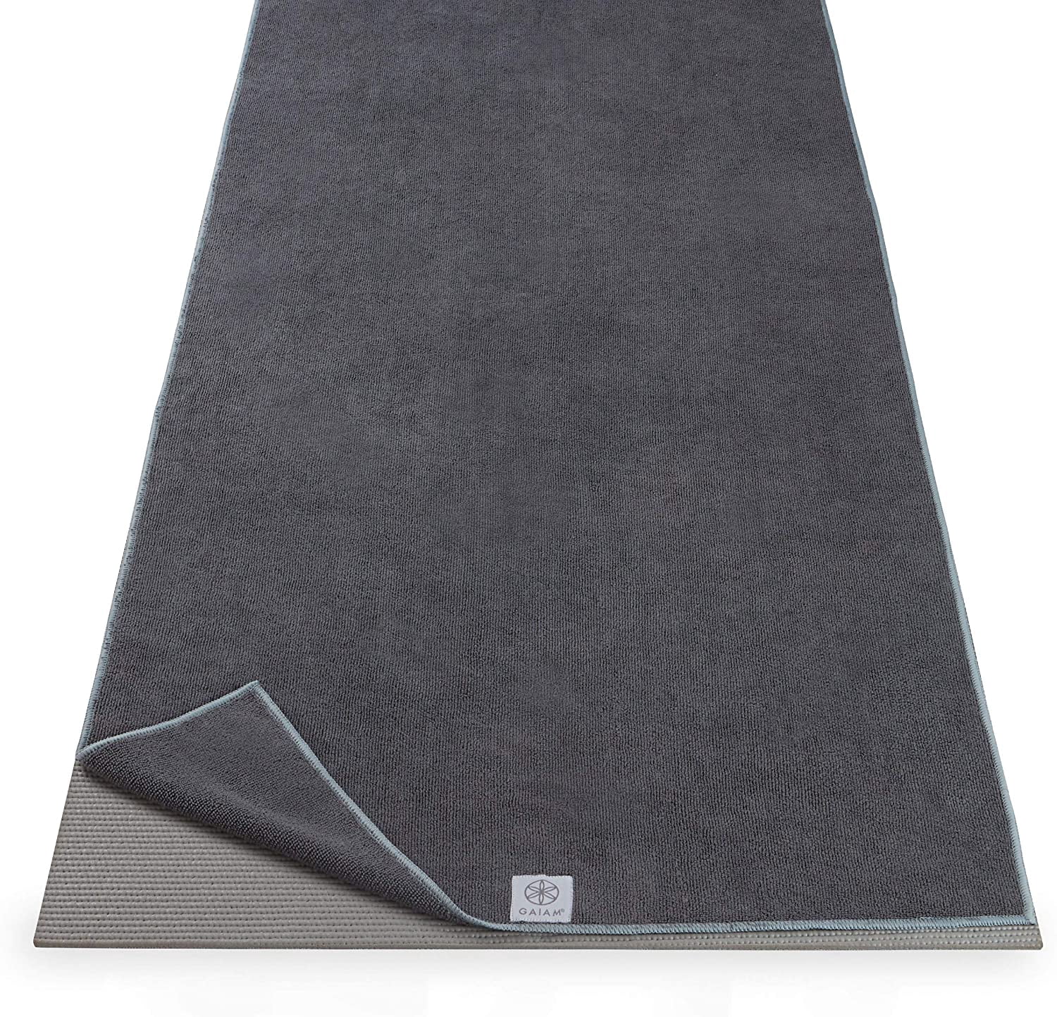Serviette De Tapis De Yoga Evolve By Gaiam - Taille Pleine 24x68 Pouces, Antidérapante, Neuve