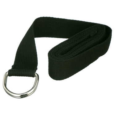 Gaiam Yoga Strap, Black, 6 feet