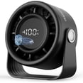 thumbnail image 1 of Gaiatop Small Desk Fan Rechargeable, Quiet Personal Table Fan, Touch Control Display, 360° Tilt, 5-Speed Strong Wind, 4000mAh Battery, Small Fans for Bedroom Dorm Office, Gifts for Women Men, Black, 1 of 4