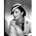 thumbnail image 1 of Gail Patrick on a Stripe Scarf Portrait Photo Print (8 x 10), 1 of 1