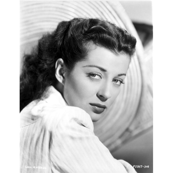 Gail Russell Posed in White Shirt Photo Print (24 x 30)