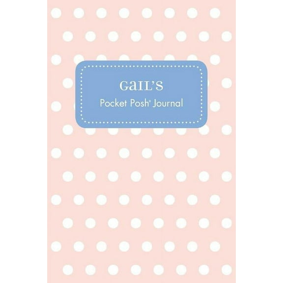 Gail's Pocket Posh Journal, Polka Dot, (Paperback)