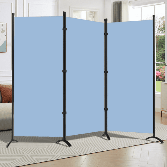 Gaildon 71’’L*99’’W 3-Pane Portable Folding Privacy Room divider