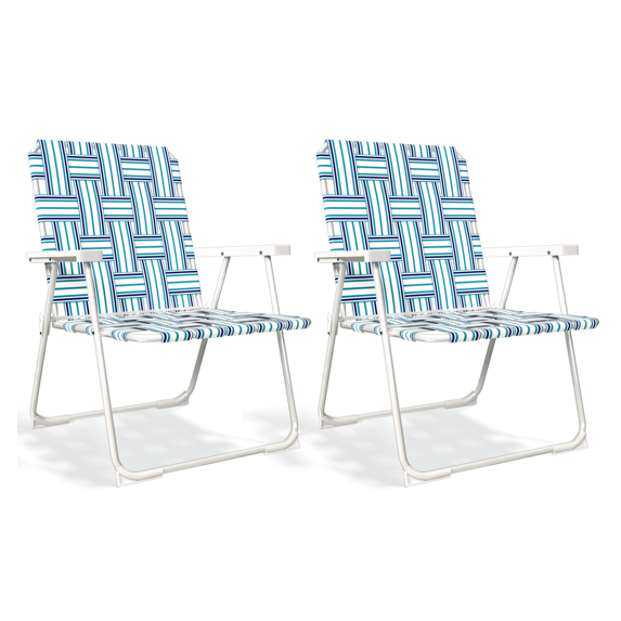 Gaildon Folding Outdoor Beach Chair,Portable Lawn Chair for Yard,Garden.(2 pieces)