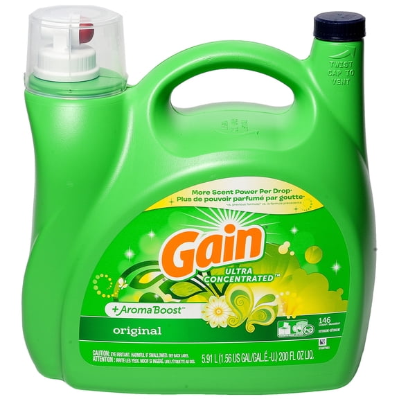 Gain 80308785 Ultra Concentrated He Liquid Laundry, 200 Fluid Ounce