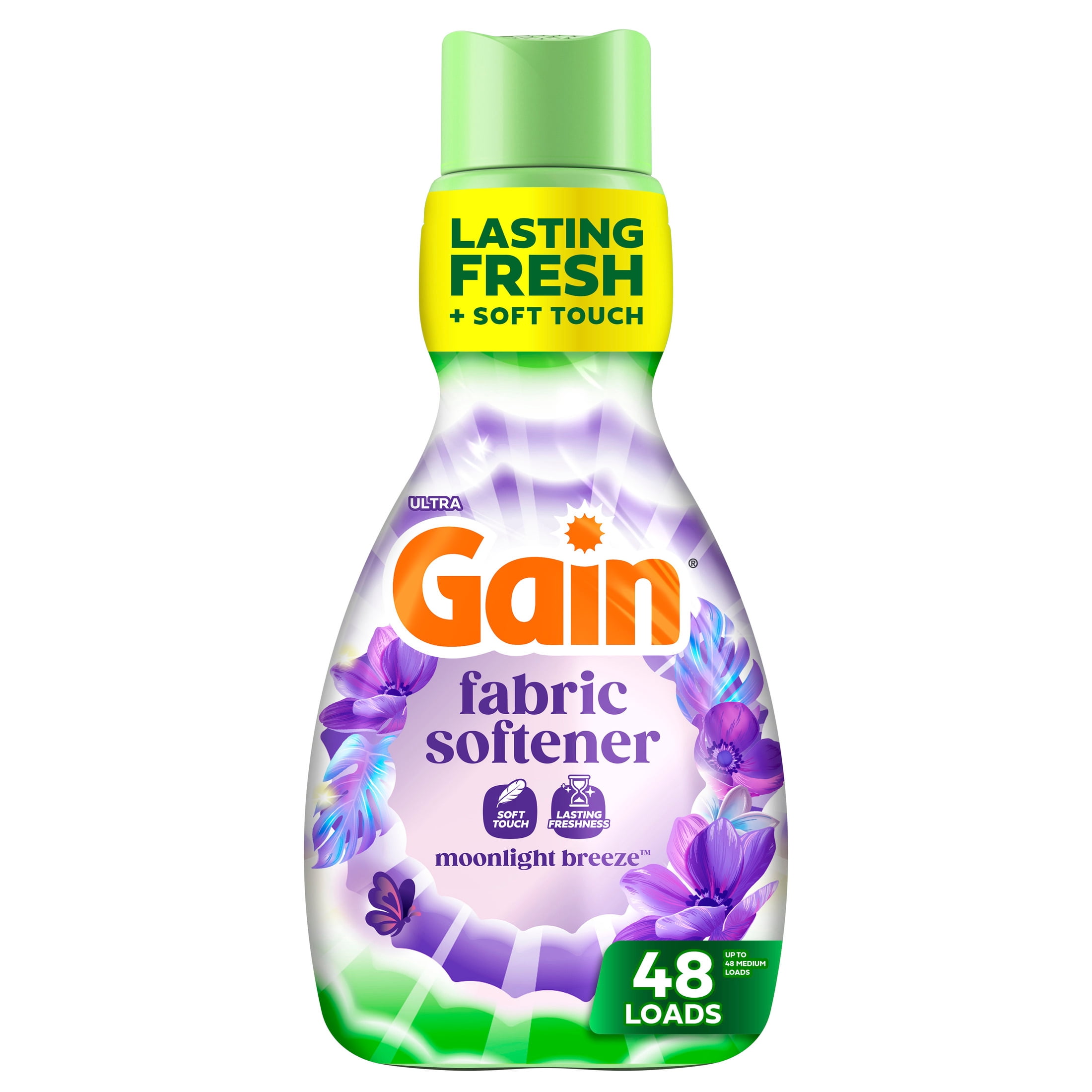 Gain Liquid Laundry Fabric Softener, Moonlight Breeze Scent, 35 fl oz