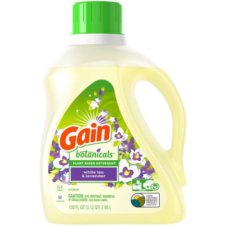 Gain® Botanicals™ White Tea & Lavender Plant Based Detergent 100 fl. oz. Jug