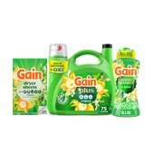 Gain Ultimate Clean Laundry Bundle with Gain Plus Original Liquid, Gain Original Beads, and Gain Original Sheets