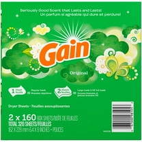 Gain Dryer Sheets, Original, 320 Count