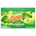 thumbnail image 1 of Gain Dryer Sheets, Original Scent, 160 Count, 1 of 8