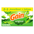 thumbnail image 1 of Gain Fabric Softener Dryer Sheets, Original Scent, 105 Count, 1 of 5