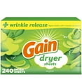 thumbnail image 1 of Gain Fabric Softener Dryer Sheets, Original Scent, 240 Count, 1 of 14