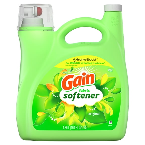 Gain Fabric Softener, Original Scent, 190 Loads 164 fl oz