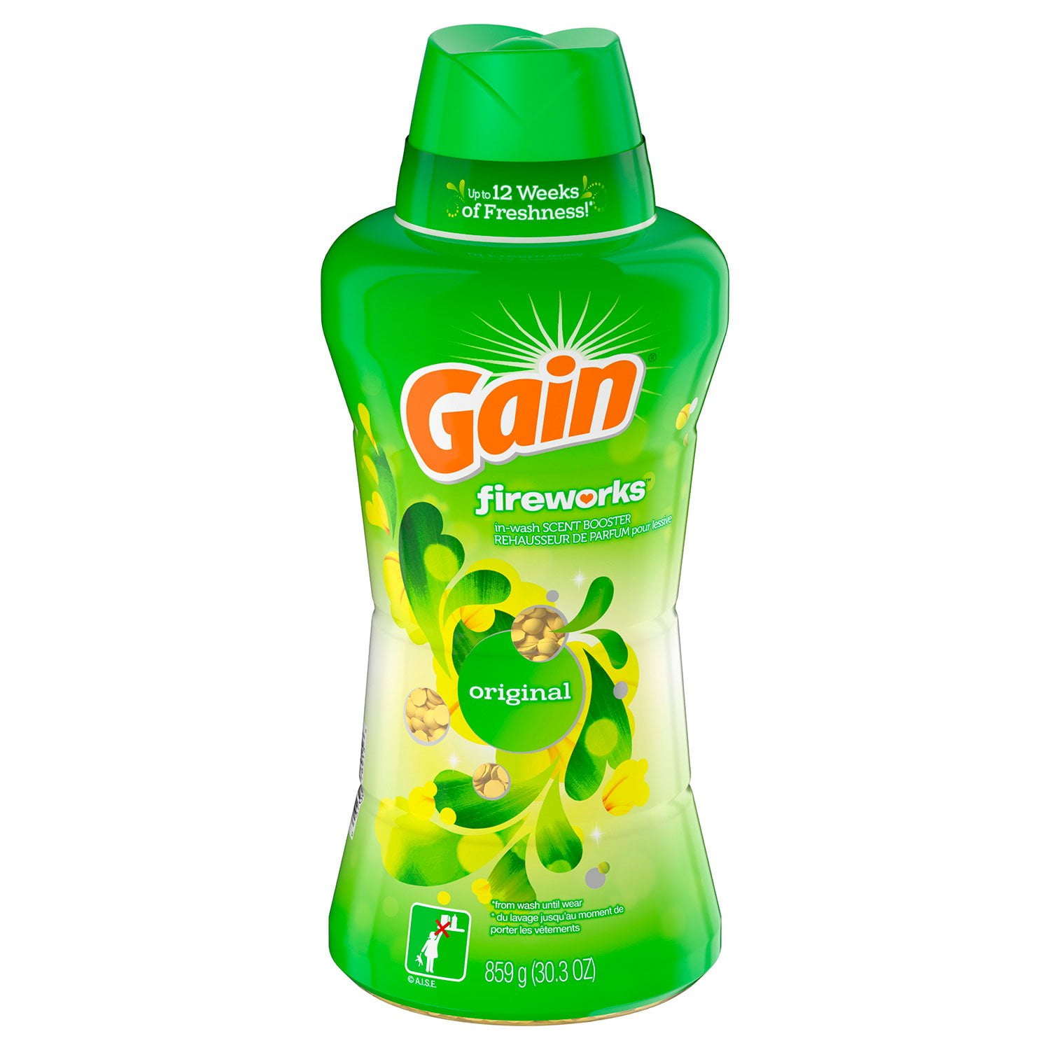 Gain Fireworks In-Wash Scent Booster Beads, Original (30.3 oz.)