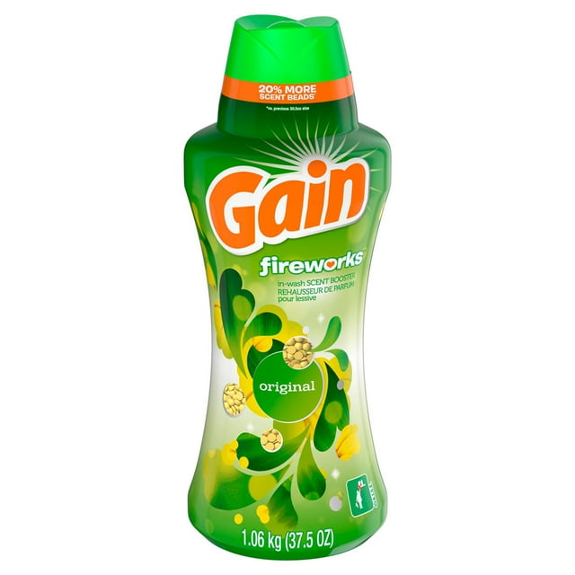 Gain Original Scent Fireworks InWash Scent Booster Beads, Fresh Washer