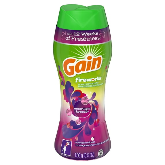 Gain Fireworks Laundry Beads, 5.5 oz, Moonlight Breeze Scent